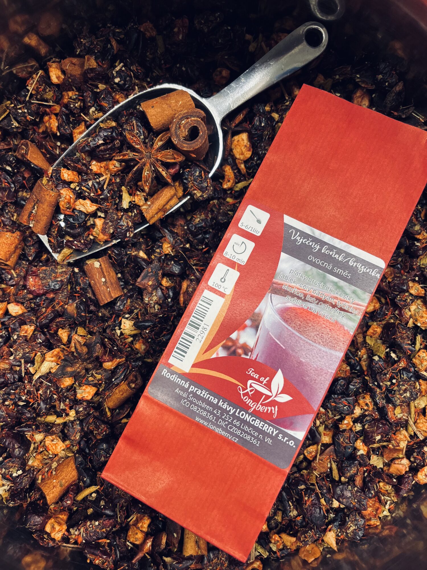 vaječný koňak_brusinka vaječný koňak_brusinka